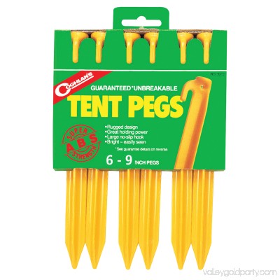 Coghlan's 9309 ABS 9 Tent Pegs - Pack of 6 552409440
